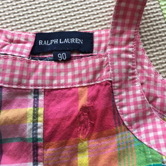 Ralph Lauren(ラルフローレン)のラルフローレン コットン100% サマードレス 90 キッズ/ベビー/マタニティのキッズ服女の子用(90cm~)(ワンピース)の商品写真