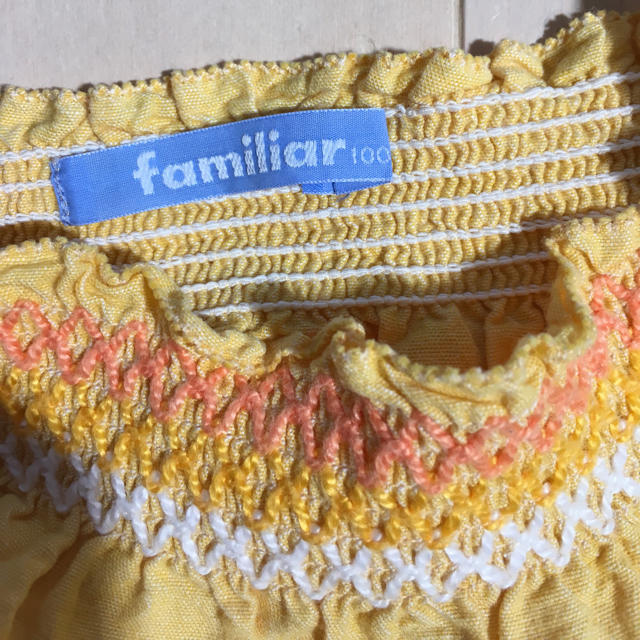 familiar(ファミリア)のfamiliar＊チュニックタンク＊100㎝ キッズ/ベビー/マタニティのキッズ服女の子用(90cm~)(Tシャツ/カットソー)の商品写真