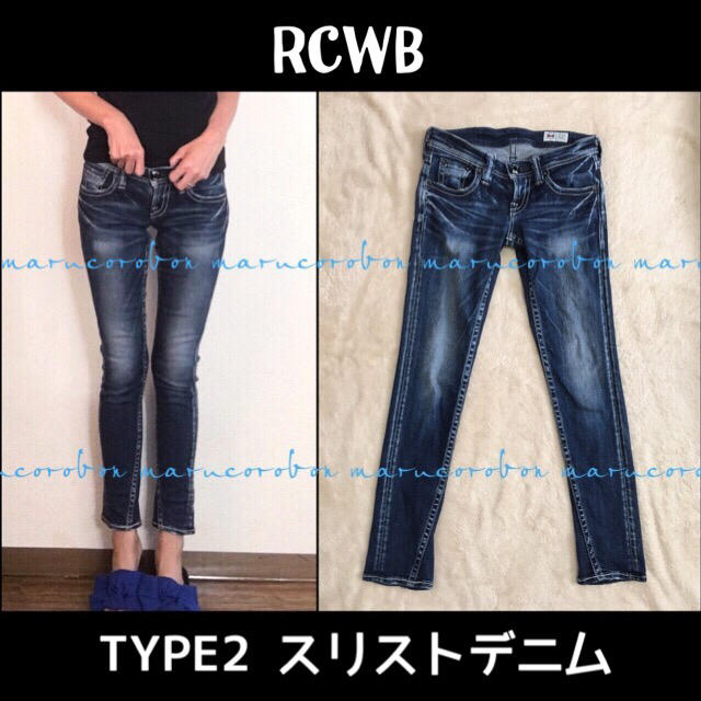 RODEO CROWNS - RCWB ロデオクラウンズ TYPE2 スリスト スキニー ...