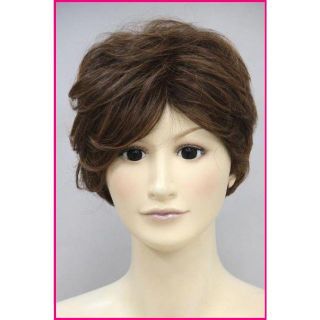 【新品】人毛ミックス★ミセスショートウィッグ★Wigs2you HHB-003(ショートカール)