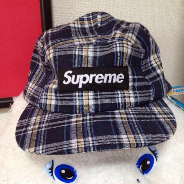 Supreme(シュプリーム)のsupreme キャップ チェック レディースの帽子(キャップ)の商品写真