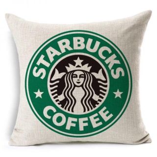 スターバックスコーヒー(Starbucks Coffee)のJ様専用☆スタバ クッションカバー☆45×45サイズ★グリーン2個(クッションカバー)