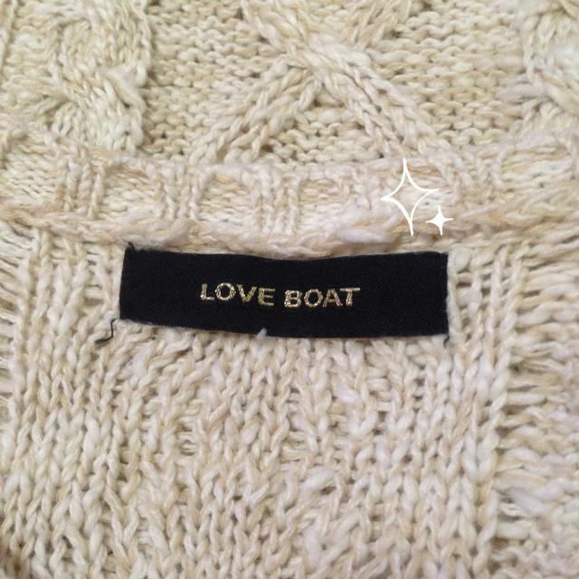 LOVE BOAT(ラブボート)の送料込✨LOVE BOATざっくりニット レディースのトップス(ニット/セーター)の商品写真