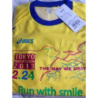 アシックス(asics)の東京マラソン2013 参加記念Tシャツ サイズS(ウェア)