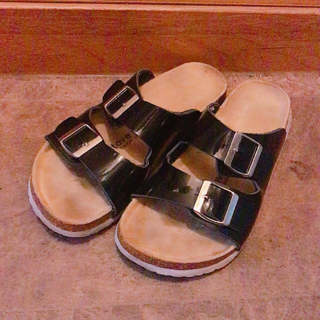 コンフォートサンダル サンダル 黒 レディースの靴/シューズ(サンダル)の商品写真