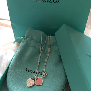 ティファニー(Tiffany & Co.)の新品ティファニーダブルハートネックレス♡ラッピング付(ネックレス)