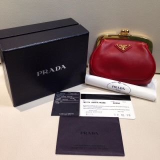 プラダ(PRADA)のプラダ 財布 小銭入れ がま口 正規品 新品同等(財布)