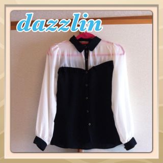 ダズリン(dazzlin)の【dazzlin】新品モノトーンブラウス(シャツ/ブラウス(長袖/七分))