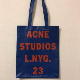 アクネ(ACNE)のアクネ  レザートートバッグ 美品(トートバッグ)