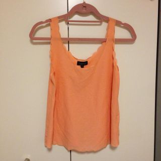 トップショップ(TOPSHOP)のTOPSHOP♡パステルオレンジトップス(Tシャツ(半袖/袖なし))