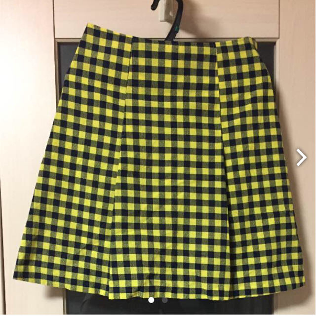 即購入可　ギンガムチェックのスカート レディースのスカート(ひざ丈スカート)の商品写真