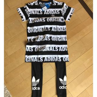 アディダス(adidas)の★新品★アディダス★ワンピース★レギンス★セット★L★(ミニワンピース)