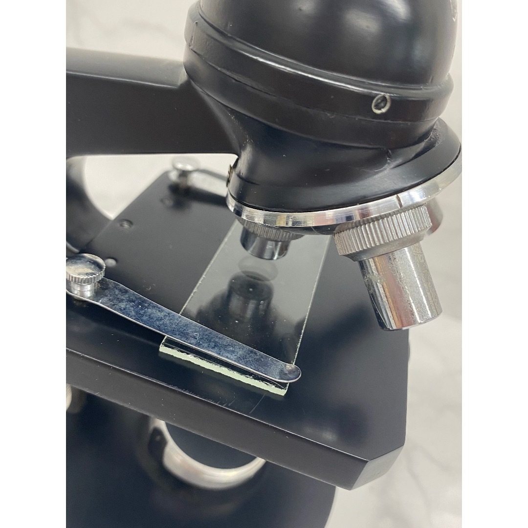 H1　カトーン光学 C.O.C 顕微鏡 アンティーク 昭和レトロ 1000X 箱付き スマホ/家電/カメラのカメラ(その他)の商品写真