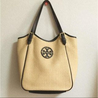 トリーバーチ(Tory Burch)のトリーバーチ♡ストロートートバッグ(かごバッグ/ストローバッグ)