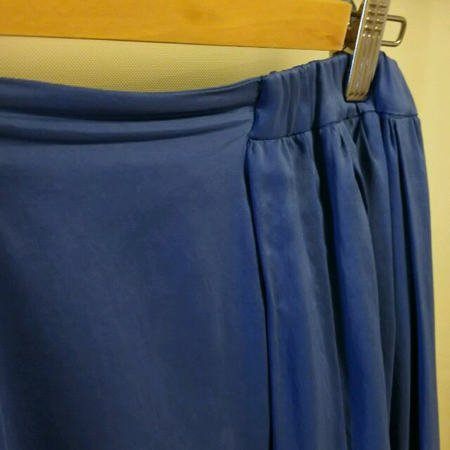 Drawer(ドゥロワー)のドゥロワー♡シルクギャザースカート レディースのスカート(ひざ丈スカート)の商品写真
