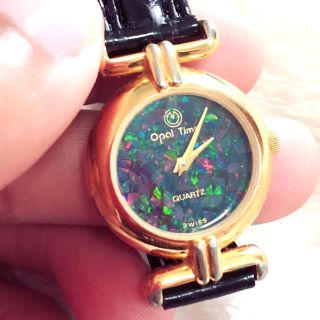 Opal Time】オパール文字盤腕時計♡美品の通販 by vintageショップ｜ラクマ