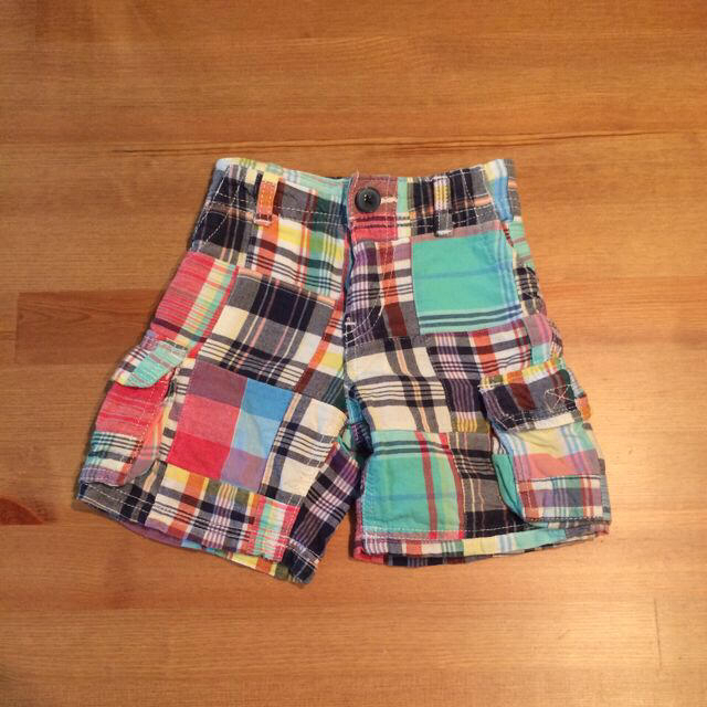 babyGAP(ベビーギャップ)のマドラスチェックパンツ キッズ/ベビー/マタニティのキッズ服男の子用(90cm~)(その他)の商品写真