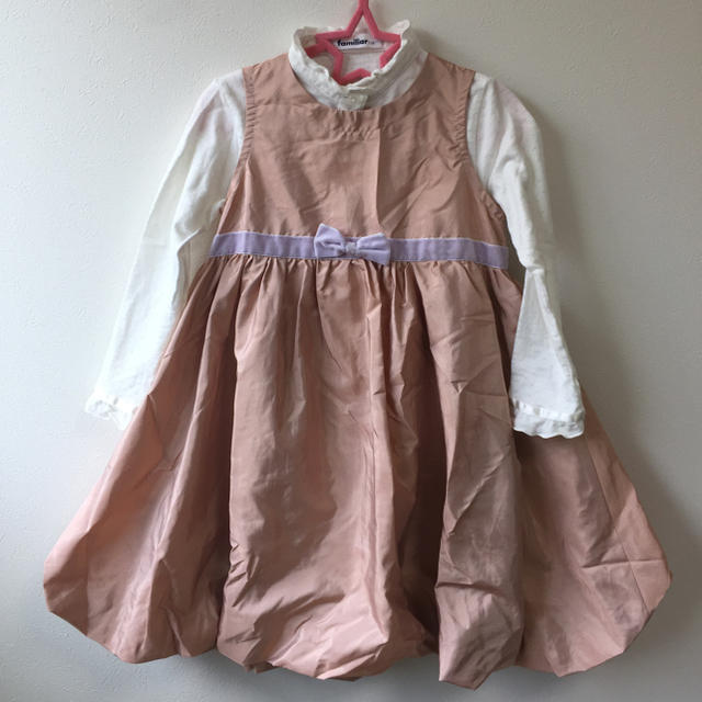 MONNALISA(モナリザ)のワンピース キッズ/ベビー/マタニティのキッズ服女の子用(90cm~)(ワンピース)の商品写真