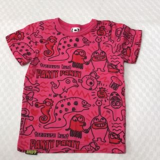 パーティーパーティー(PARTYPARTY)のPARTY PARTY 総柄Tシャツ  95(Tシャツ/カットソー)