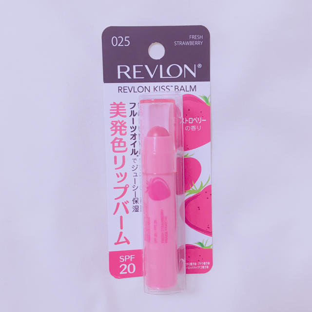 REVLON(レブロン)のレブロン キスバーム 025 ストロベリー コスメ/美容のスキンケア/基礎化粧品(リップケア/リップクリーム)の商品写真