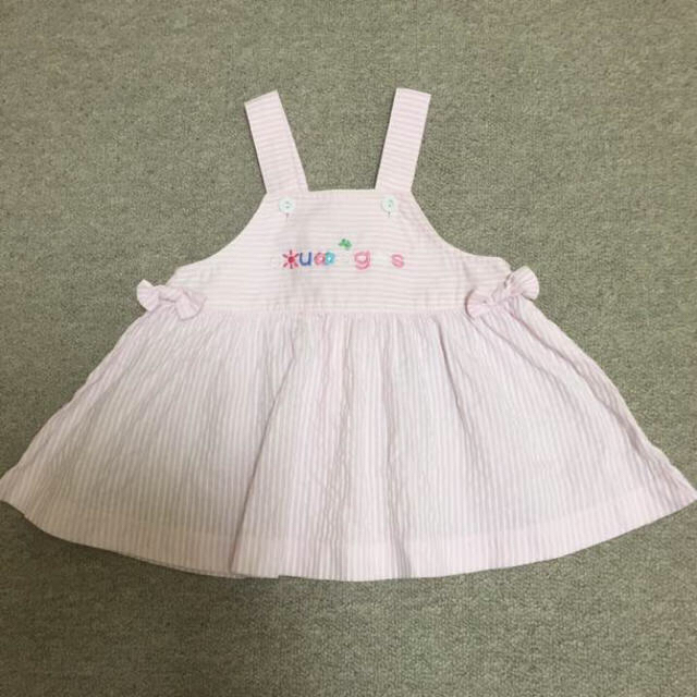 Courreges(クレージュ)のクレージュ ジャンパースカート ワンピース 90cm キッズ/ベビー/マタニティのキッズ服女の子用(90cm~)(ワンピース)の商品写真