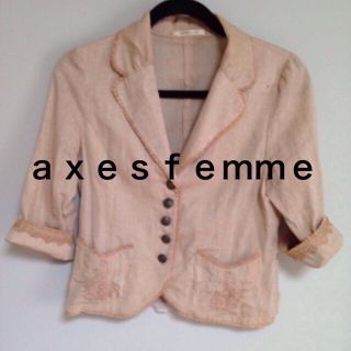 アクシーズファム(axes femme)のgemmy❤️プロフ必読様専用(ノーカラージャケット)