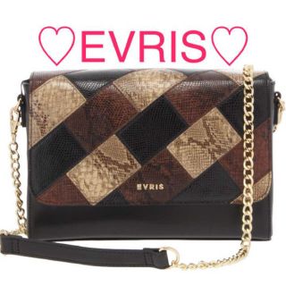 エヴリス(EVRIS)の早い者勝ち24時まで限定価格♡美品♡EVRIS パイソンパッチワークBAG (ショルダーバッグ)