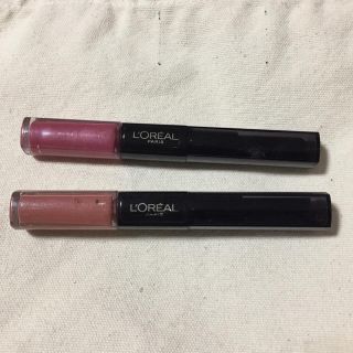 ロレアルパリ(L'Oreal Paris)のロレアル  リップ 2本(リップグロス)