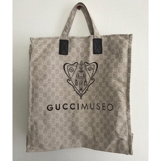 Gucci(グッチ)のGUCCI ミュゼオ トートバッグ ライトベージュ レディースのバッグ(トートバッグ)の商品写真