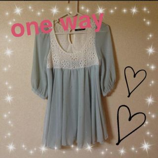 ワンウェイ(one*way)のシフォントップス♡(チュニック)