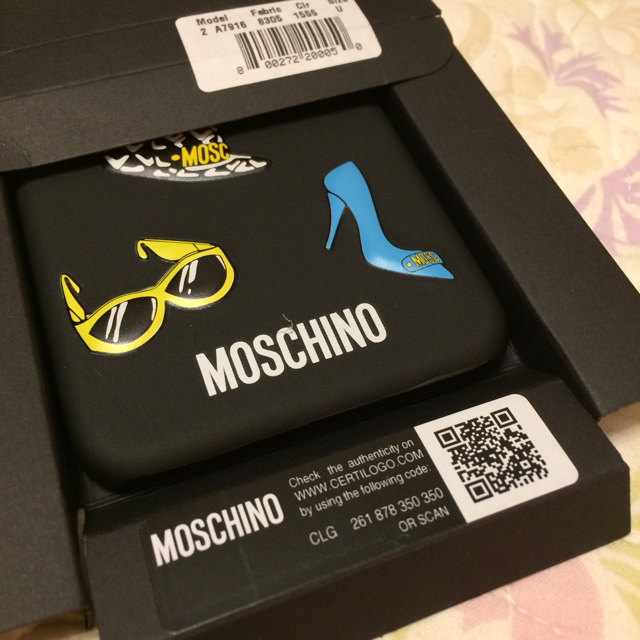 新品未使用★MOSCHINO★17SS iPhone 7plus シリコンケース