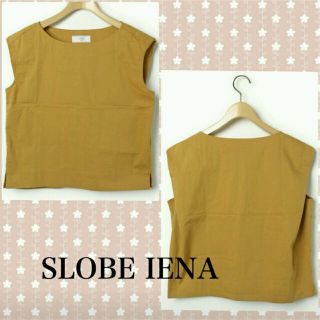 スローブイエナ(SLOBE IENA)のIENA ノースリーブカットソー 美品(シャツ/ブラウス(半袖/袖なし))