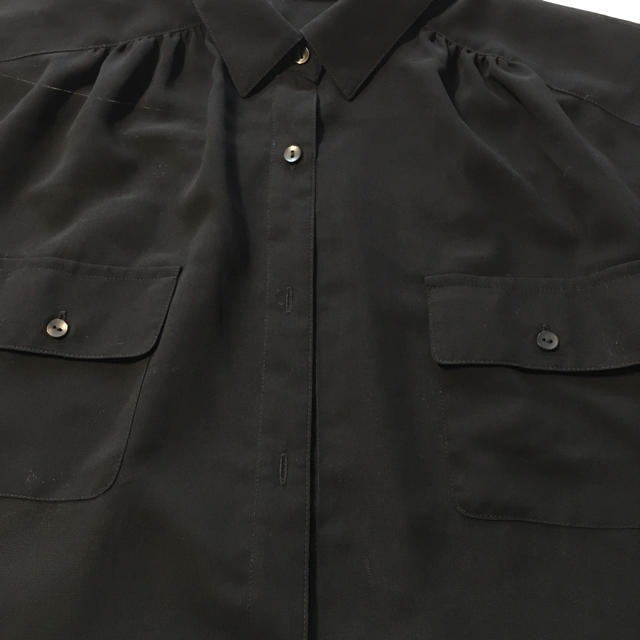 GU(ジーユー)のシースルーブラウス レディースのトップス(シャツ/ブラウス(半袖/袖なし))の商品写真