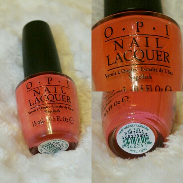 OPI(オーピーアイ)のOPI ネイル コーラル I EAT MAINLY LOBSTER NL T30 コスメ/美容のネイル(マニキュア)の商品写真