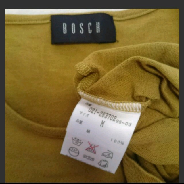 BOSCH(ボッシュ)のBOSCH☆Tシャツ・カラシ色 レディースのトップス(Tシャツ(半袖/袖なし))の商品写真