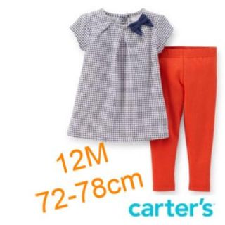 カーターズ(carter's)の◆新品◆carter's 72-78cm 半袖チュニックレギンスset Navy(シャツ/カットソー)