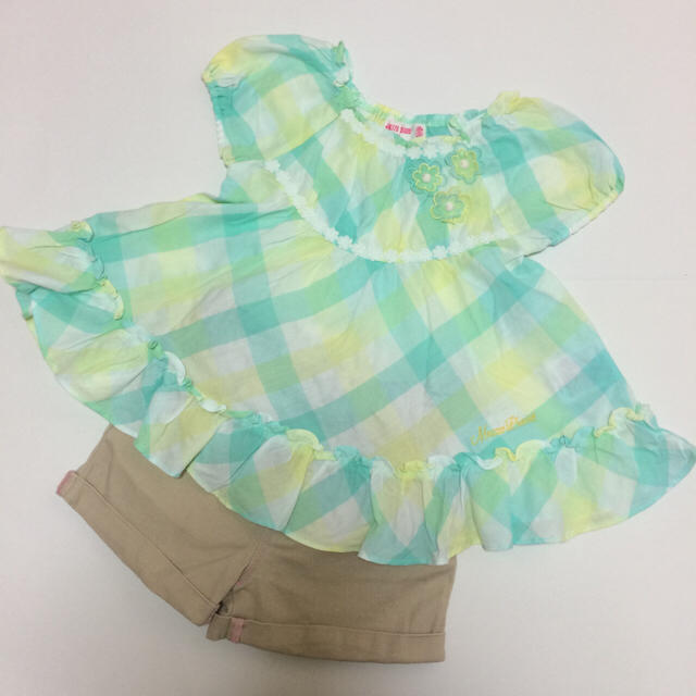 mezzo piano(メゾピアノ)のmezzo piano トップス 90 キッズ/ベビー/マタニティのキッズ服女の子用(90cm~)(ブラウス)の商品写真