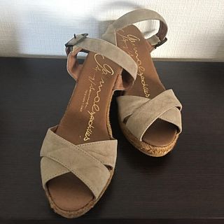 ガイモ(gaimo)のgaimo ウェッジサンダル SIZE38(サンダル)