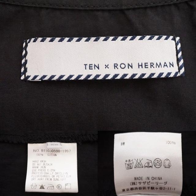 Ron Herman(ロンハーマン)のテン × ロンハーマン コットン100％ ノースリーブ ワンピース 黒　XS レディースのワンピース(ロングワンピース/マキシワンピース)の商品写真