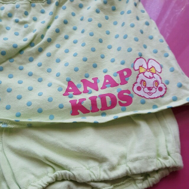 ANAP(アナップ)のANAP Kids 120 半袖T　ショートパンツ　セット キッズ/ベビー/マタニティのキッズ服男の子用(90cm~)(Tシャツ/カットソー)の商品写真