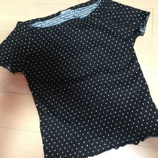 ザラ(ZARA)のザラ ZARA★ドットトップス 水玉(カットソー(半袖/袖なし))