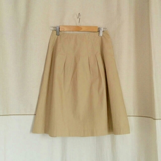 オペーク(OPAQUE)のDRESS FORME ドレスフォーム 上質な コットン スカート(ひざ丈スカート)