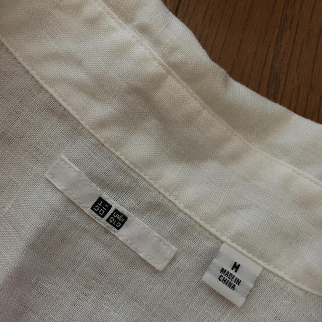 UNIQLO(ユニクロ)の美品 ユニクロ リネン トップス UNIQLO レディースのトップス(シャツ/ブラウス(長袖/七分))の商品写真