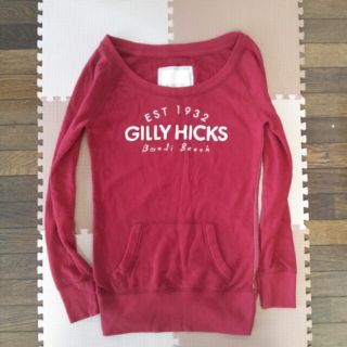 ギリーヒックス(Gilly Hicks)のsale！ギリーヒックスえんじトレーナー(トレーナー/スウェット)