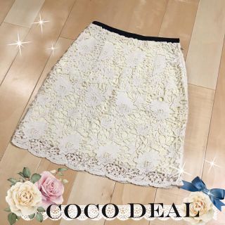 ココディール(COCO DEAL)の未使用★COCO DEAL★レースタイトスカート(ミニスカート)