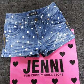 ジェニィ(JENNI)の☆jenni☆ドットデニムショートパンツ(ショートパンツ)