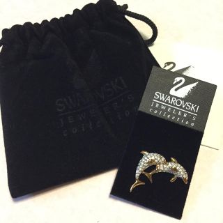 スワロフスキー(SWAROVSKI)のSWAROVSKI ブローチ(ブローチ/コサージュ)