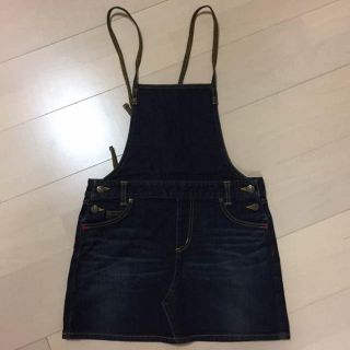 ミルクフェド(MILKFED.)のshion様専用 ハートの刺繍とリボンがかわいいミルクフェドのサロペット(サロペット/オーバーオール)