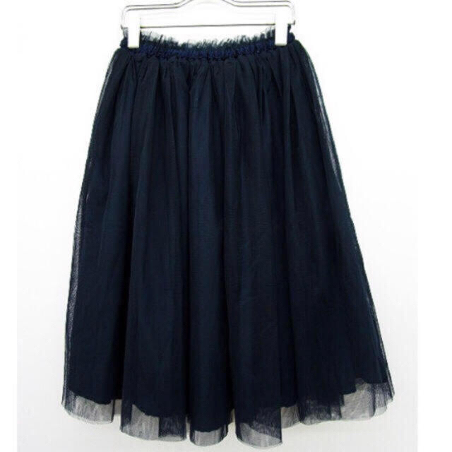Ungrid(アングリッド)の値下げ❗️アングリッド チュールスカート ネイビー レディースのスカート(ひざ丈スカート)の商品写真
