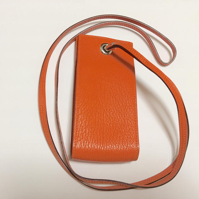 Hermes - エルメス 携帯電話ケース 小物入れ 美品 ヴェスパ オレンジ 送料無料の通販 by STAR's shop｜エルメスならラクマ